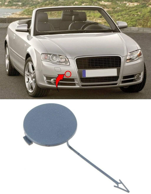 Fits Audi A4 2005-2008 Front Bumper Towing Eye Cover - image 3