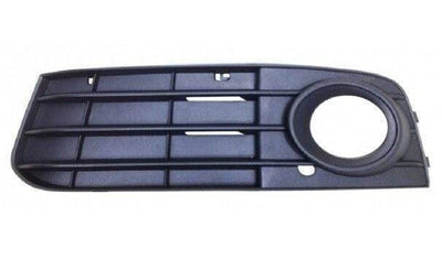 Fits Audi A4 2008-2012 Front Bumper Fog Grille Black With Fog Hole Without Chrome Trim Passenger Side - tradevehicleparts.co.uk