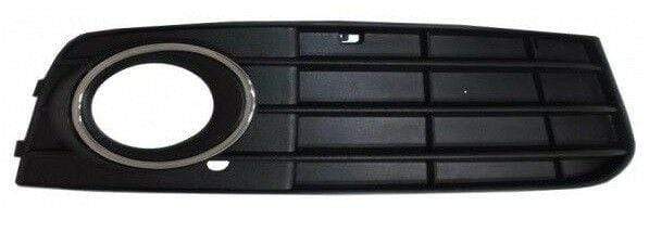 Audi A4 2008-2012 Front Bumper Fog Grille With Fog Hole Chrome Moulding Driver Side