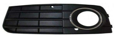 Fits Audi A4 2008-2011 Front Bumper Fog Grille With Fog Hole Chrome Moulding Passenger Side - tradevehicleparts.co.uk