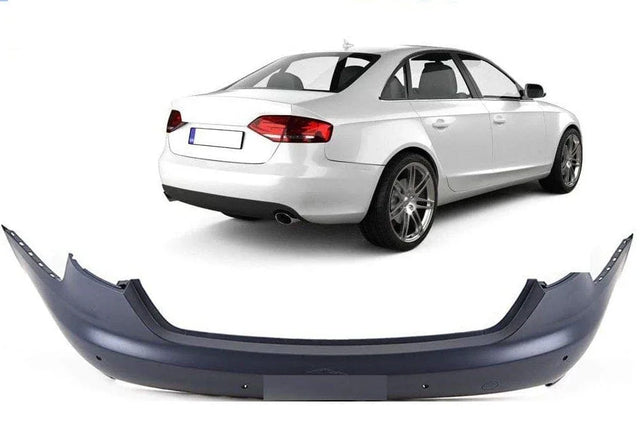 Fits Audi A4 2008-2012 Saloon Rear Bumper Primed With Pdc Not S-Line Models - image 2