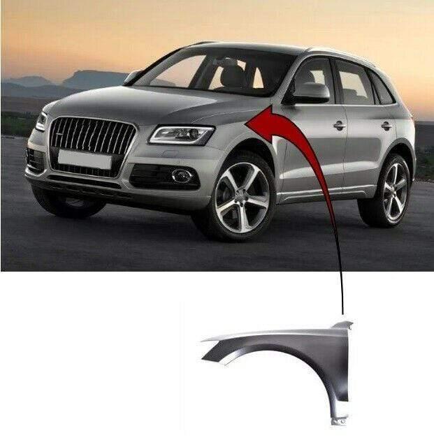 Fits Audi Q5 2009- On Front Wing Passenger Side Primed - image 2