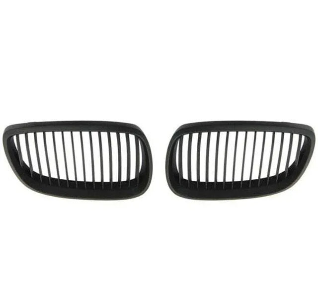 Fits BMW 3 E92 Coupe 2006-2010 Front Kidney Grille Mat Black Left+Right - image 2