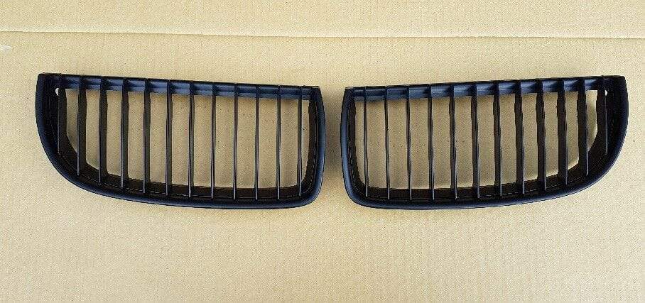 BM4006 BMW 3 E90 E91 Saloon Estate 2005-2008 Kidney Grille Pair Left & Right Mat Black
