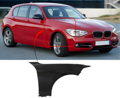Fits BMW 1 Series F20 F21 2011-2019 Front Wing Primed Driver Side - tradevehicleparts.co.uk