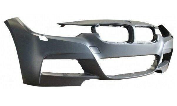 Fits BMW 3 F31 Estate 2012-2019 Front Bumper Primed No Pdc With Washer Hole M-Sport - image 2