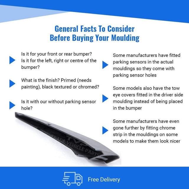 Fits BMW 3 F31 Estate 2012-2015 Front Bumper Grille Moulding Sport Driver Side - image 3