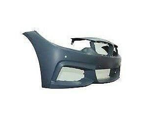 Fits BMW 4 Series F33 Convertible 2014-2020 Front Bumper Primed M-Sport Models Only With Sensor Holes - image 2