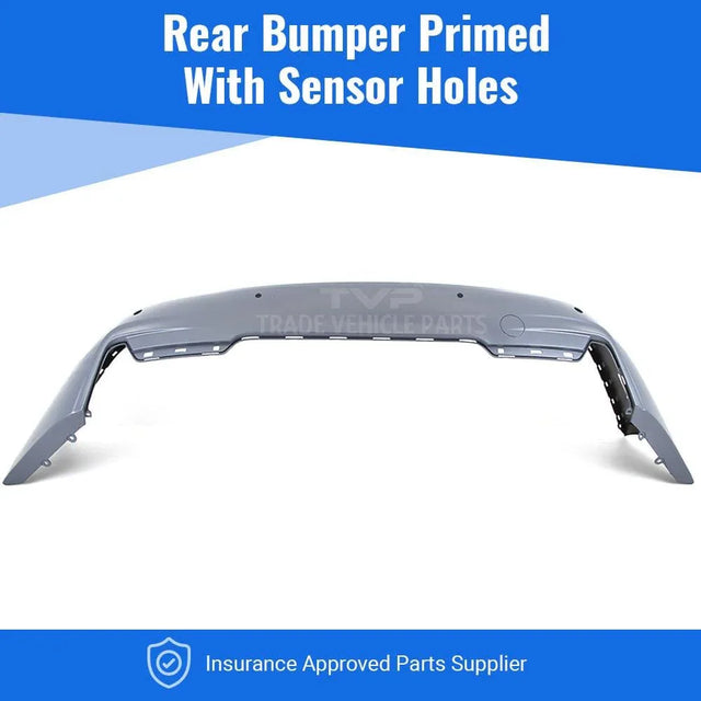 Fits BMW 4 Series F32 Coupe 2013- Rear Bumper Primed With Sensor Holes M-Sport - image 2