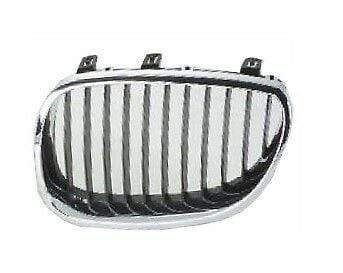 BM5081B BMW 5 E61 Estate 2003-2010 Kidney Grille Black With Chrome Passenger Side