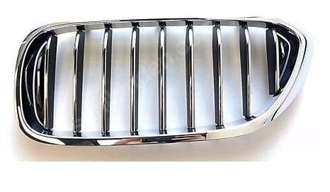 Fits BMW 5 Series G30 2017- Kidney Grille All Chrome Passenger Side - image 2