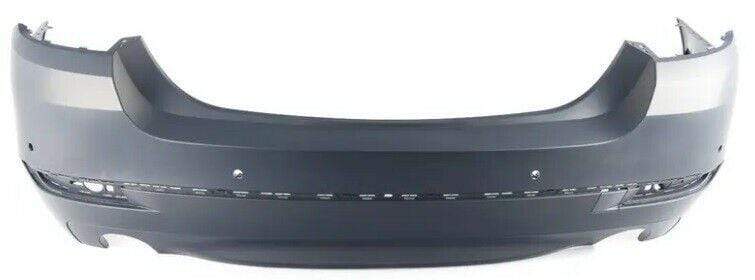 BM5133 BMW 5 Series F10 2013-2017 Rear Bumper W/Sensor Hole Twin Exhaust Type Primed Modern Luxury Line