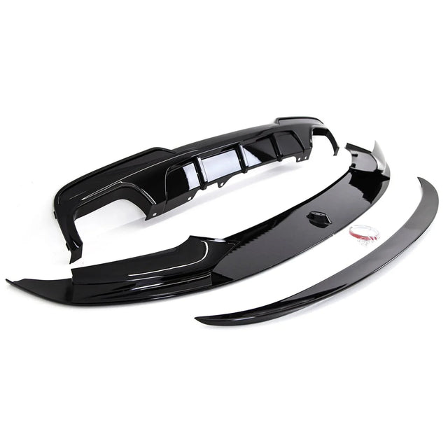Fits BMW 5 Series F10 Body Kit Front Lip Splitter Rear Diffuser Spoiler - image 2