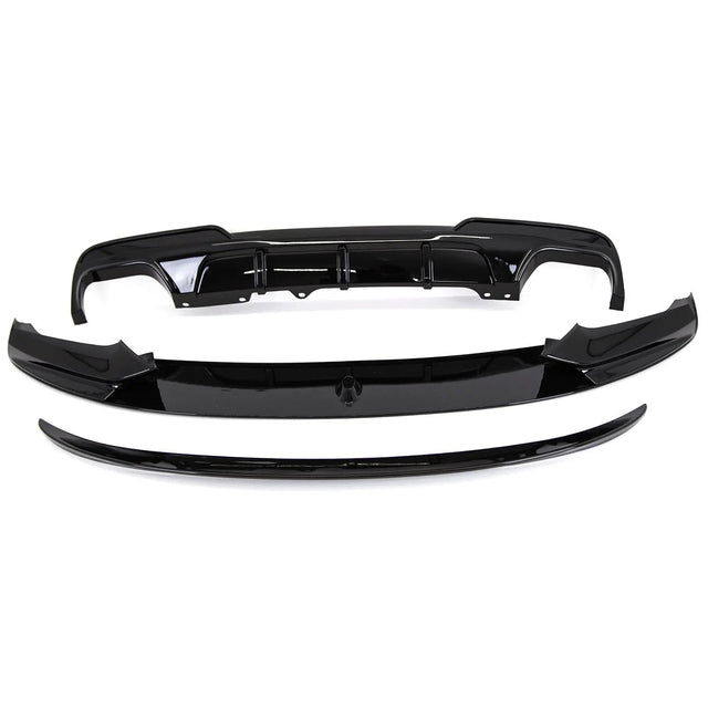 Fits BMW 5 Series F10 Body Kit Front Lip Splitter Rear Diffuser Spoiler - image 4