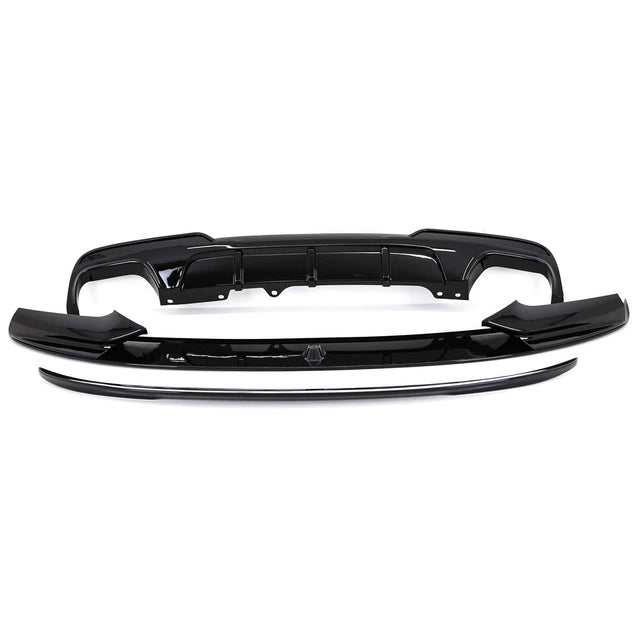 Fits BMW 5 Series F10 Body Kit Front Lip Splitter Rear Diffuser Spoiler - image 5