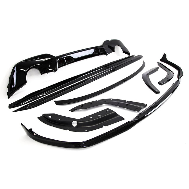Fits BMW 3 G20 Body Kit Front Lip Splitter Rear Diffuser Side Skirts - image 5