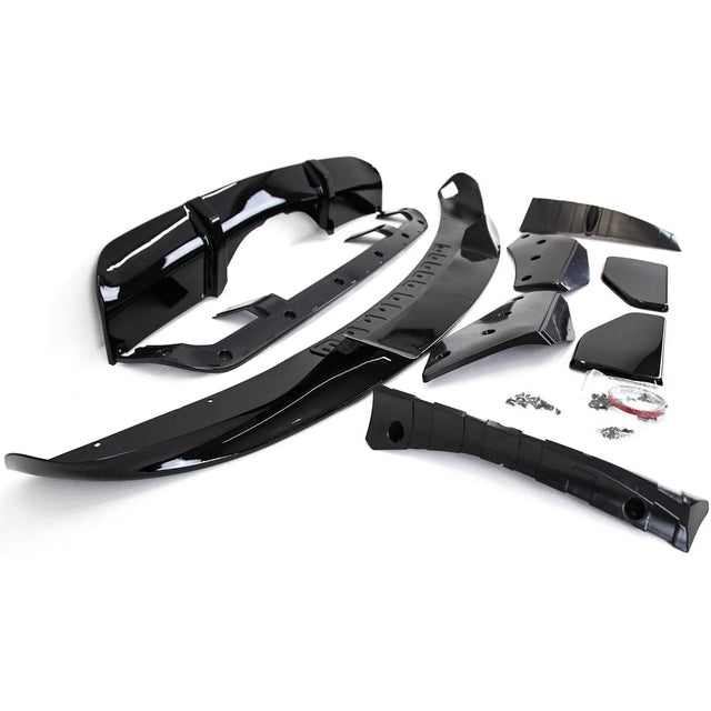Fits BMW X5 F15 Aero Body Kit Front Lip Rear Diffuser Gloss Black - image 4