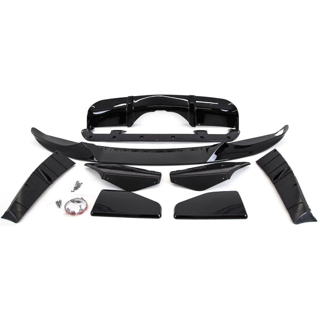 Fits BMW X5 F15 Aero Body Kit Front Lip Rear Diffuser Gloss Black - image 5