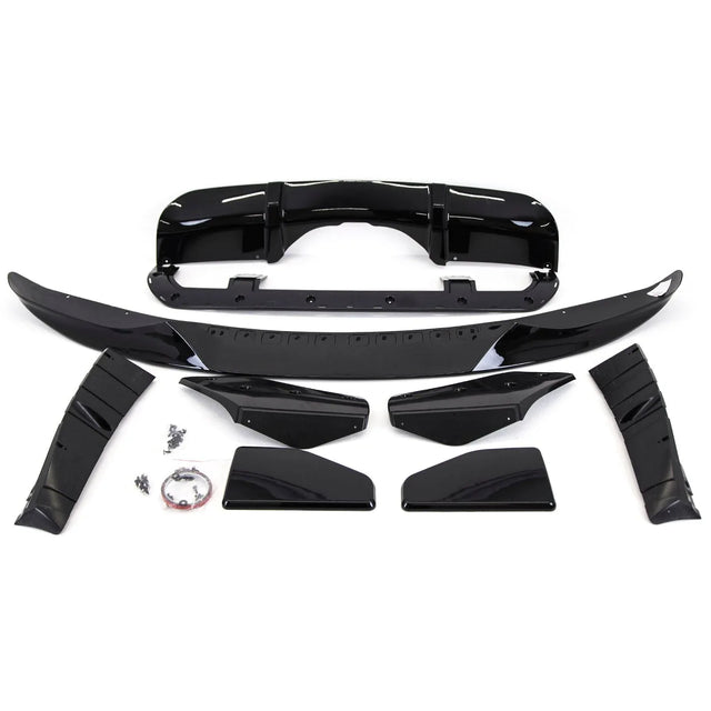 Fits BMW X5 F15 Aero Body Kit Front Lip Rear Diffuser Gloss Black - image 2
