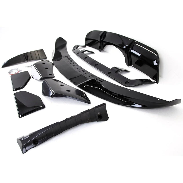 Fits BMW X5 F15 Aero Body Kit Front Lip Rear Diffuser Gloss Black - image 3