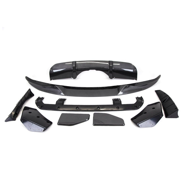 Fits BMW X5 F15 Aero Body Kit Front Lip Rear Diffuser Carbon Look - image 4
