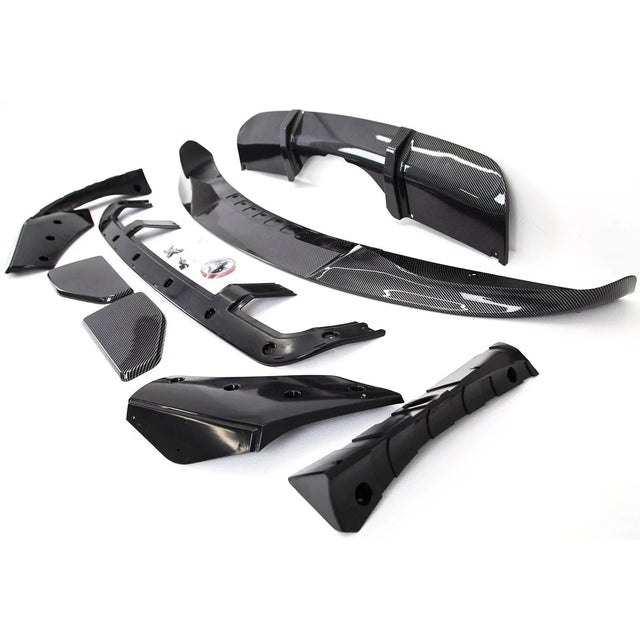 Fits BMW X5 F15 Aero Body Kit Front Lip Rear Diffuser Carbon Look - image 2