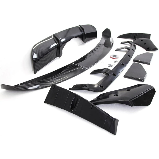 Fits BMW X5 F15 Aero Body Kit Front Lip Rear Diffuser Carbon Look - image 3
