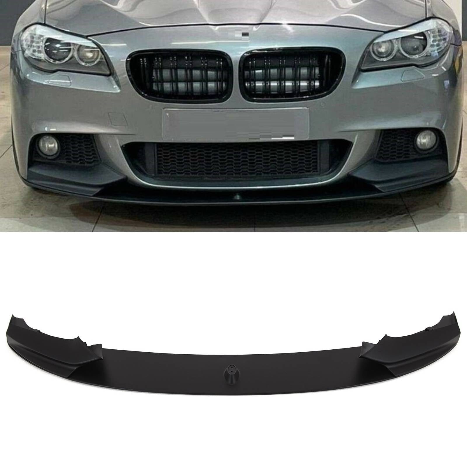 BM5171 BMW 5 Series F10 F11 M Sport Front Lip Splitter Performance Style Spoiler Primed