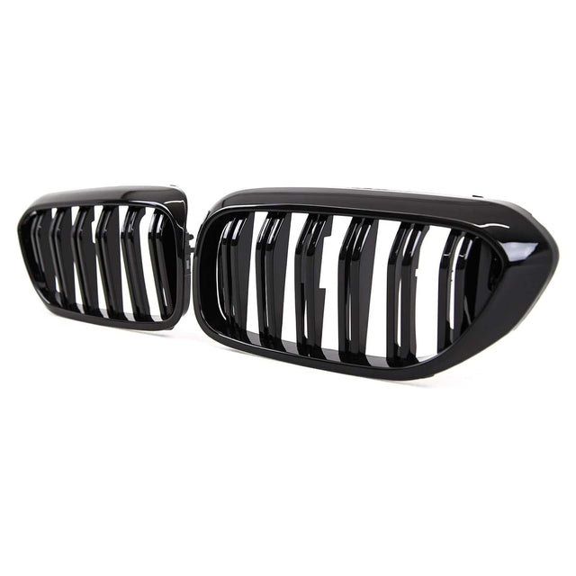 Fits BMW 5 G30 G31 Kidney Grille Double Twin Slate Gloss Black New - image 5