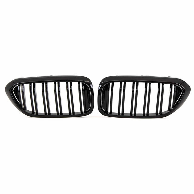 Fits BMW 5 G30 G31 Kidney Grille Double Twin Slate Gloss Black New - image 2