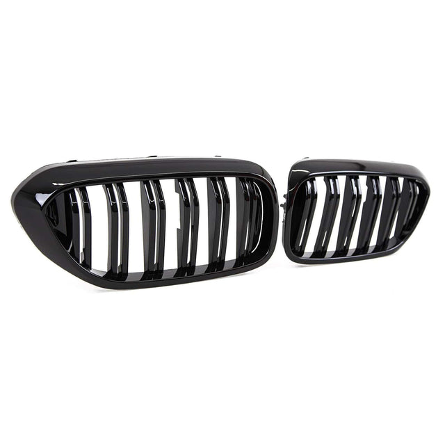 Fits BMW 5 G30 G31 Kidney Grille Double Twin Slate Gloss Black New - image 4