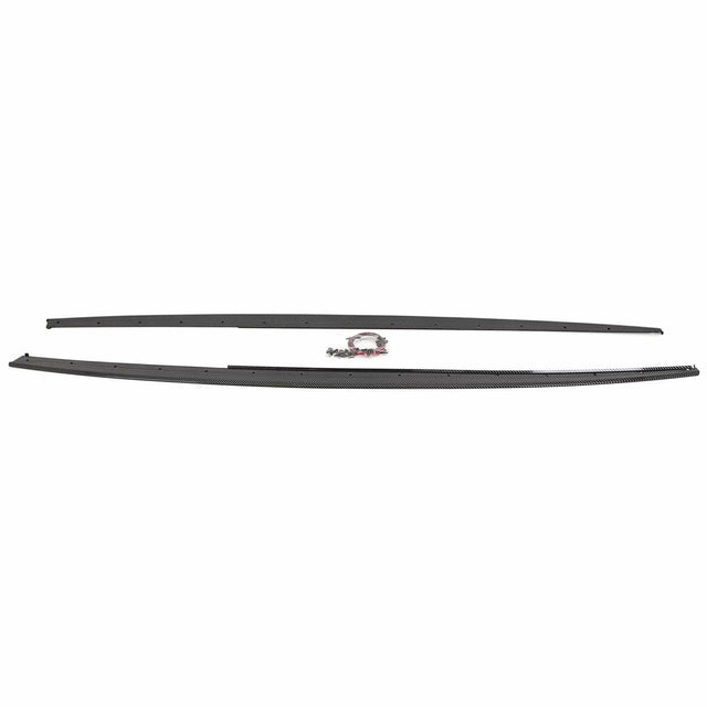 Fits BMW 3 Series F30 F31 Side Skirt Extension Blades Carbon Look - image 2