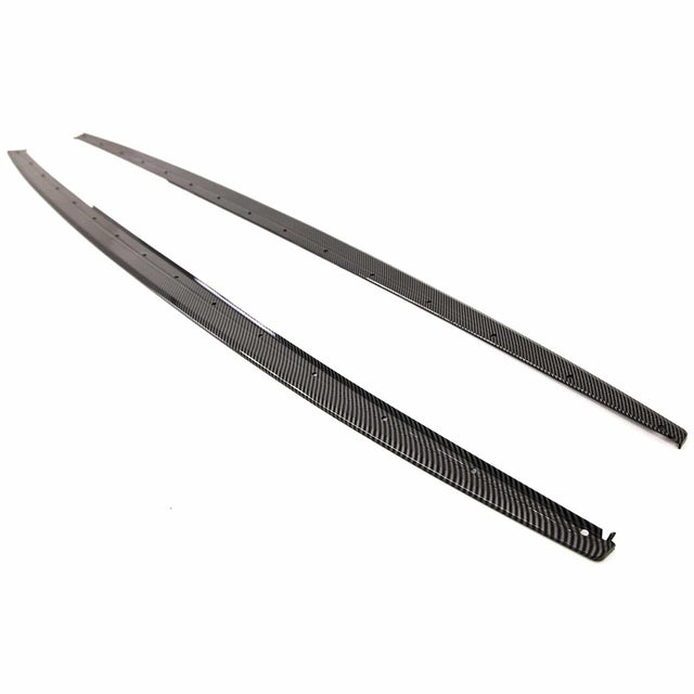 Fits BMW 3 Series F30 F31 Side Skirt Extension Blades Carbon Look - image 3