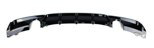 Fits BMW 3 Series F30 F31 Rear Bumper Diffuser Dual Exhaust Gloss Black - image 2