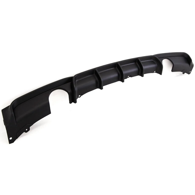 Fits BMW 3 Series F30 F31 Rear Bumper Diffuser Dual Exhaust Mat Black - image 3