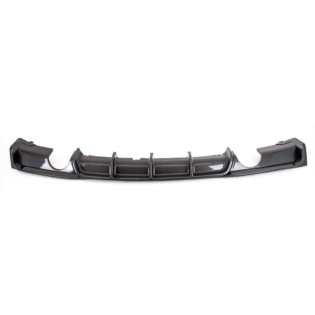 Fits BMW 3 Series F30 F31 Rear Bumper Diffuser Dual Exhaust Carbon Look - image 5