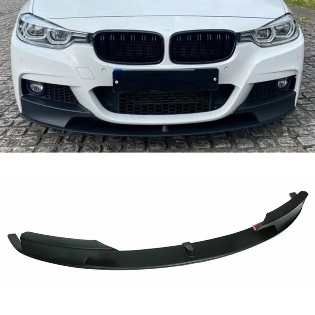 Fits BMW 3 Series F30 F31 Front Diffuser Splitter Lip Spoiler Mat Black - image 2