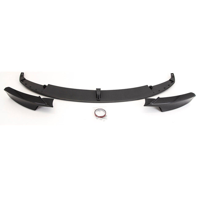Fits BMW 3 F30 F31 Front Diffuser Splitter Lip Spoiler Carbon Look New - image 2