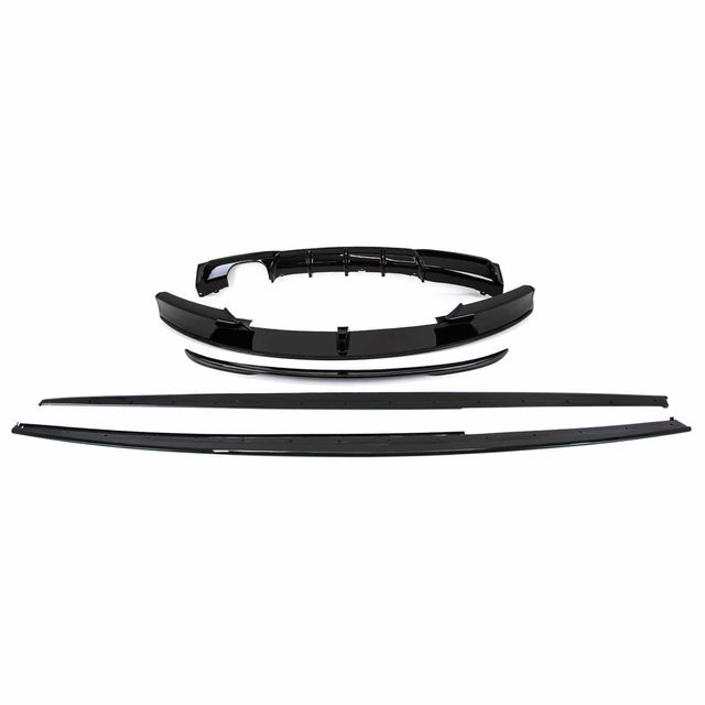 Fits BMW 3 F30 Body Kit Splitter Rear Diffuser Spoiler Side Skirt Gloss - image 4