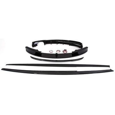 Fits BMW 3 F30 M Performance Style Body Kit Splitter Rear Diffuser Spoiler Side Skirt Gloss - tradevehicleparts.co.uk