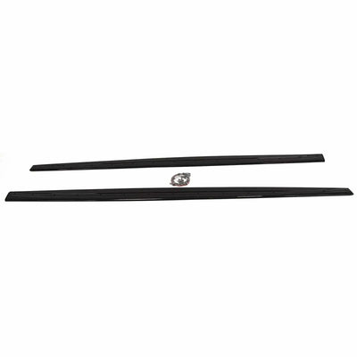 Fits BMW 4 Series F32 F33 F36 M Performance Style Side Skirt Extension Blades Gloss Black - tradevehicleparts.co.uk