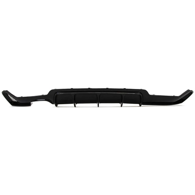 Fits BMW 4 Series F32 F33 F36 Rear Diffuser M Performance Style Twin Exhaust Gloss Black - image 5
