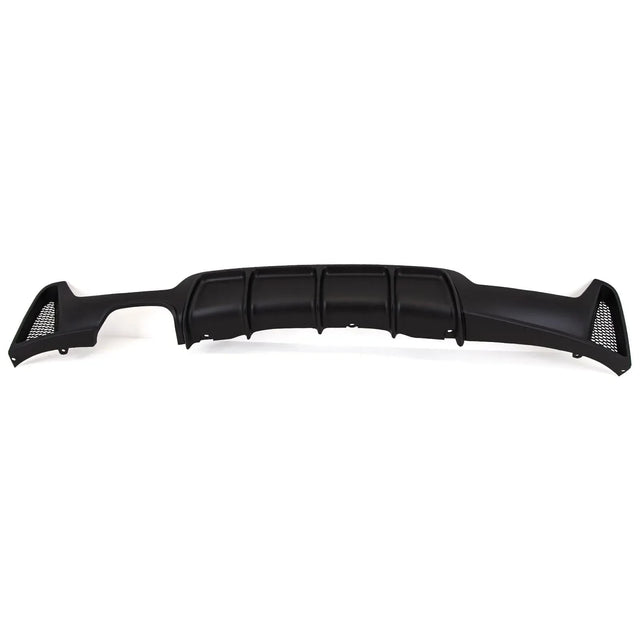 Fits BMW 4 Series F32 F33 F36 Rear Diffuser Valance Twin Mat Black - image 2