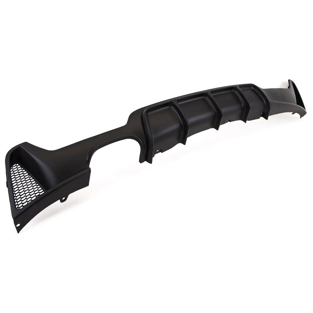 Fits BMW 4 Series F32 F33 F36 Rear Diffuser Valance Twin Mat Black - image 4