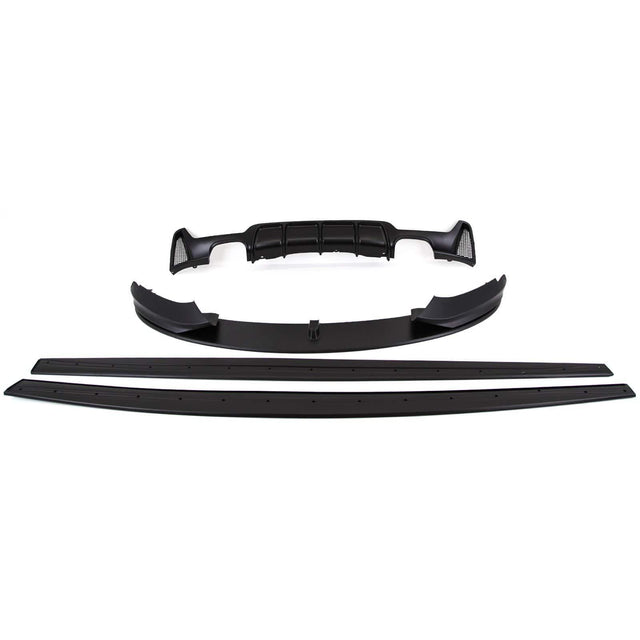 Fits BMW 4 Series F32 F33 F36 Body Kit Front Lip Diffuser Side Skirt Mat Black - image 3
