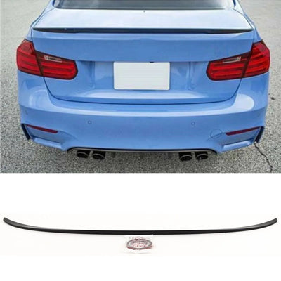 Fits BMW 3 Series F30 F80 Rear Trunk Boot Lip Spoiler M3 Style Gloss Black New - tradevehicleparts.co.uk