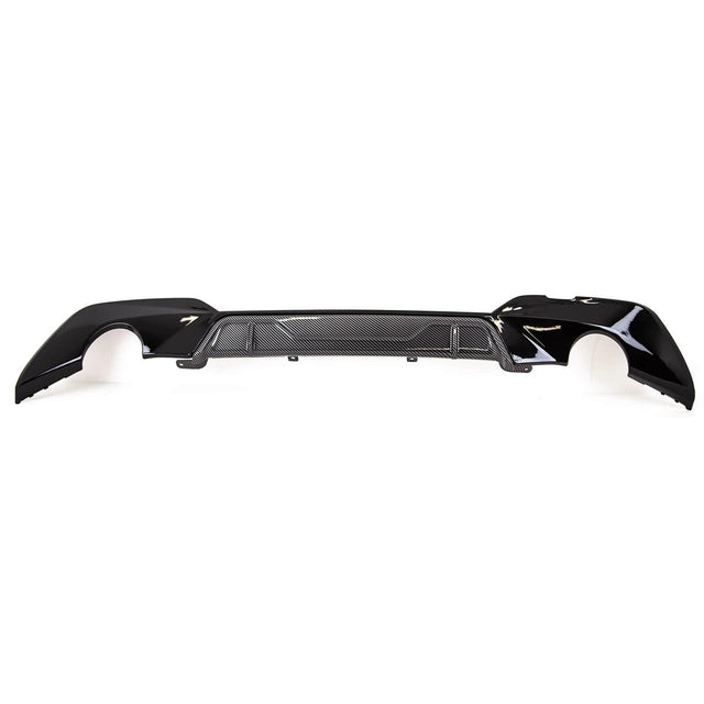 Fits BMW 3 Series G20 G21 Rear Bumper Diffuser Carbon Look - image 2