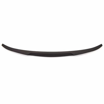 Fits BMW 4 Series F36 Gran Coupe Rear Trunk Boot Lip Spoiler V Style M4 Mat Black - tradevehicleparts.co.uk