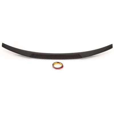 Fits BMW 3 Series E92 Real Carbon Fibre Trunk Boot Lip Spoiler M4 V Style - tradevehicleparts.co.uk
