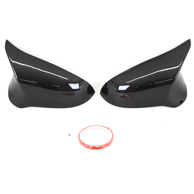Fits BMW M3 F80 M4 F82 F83 M2 F87 Real Carbon Fibre Door Wing Mirror Cap Covers Pair RHD - image 2